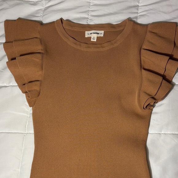 Ee:some Coco Ruffle Sleeve Bodysuit - Picture 2 of 12
